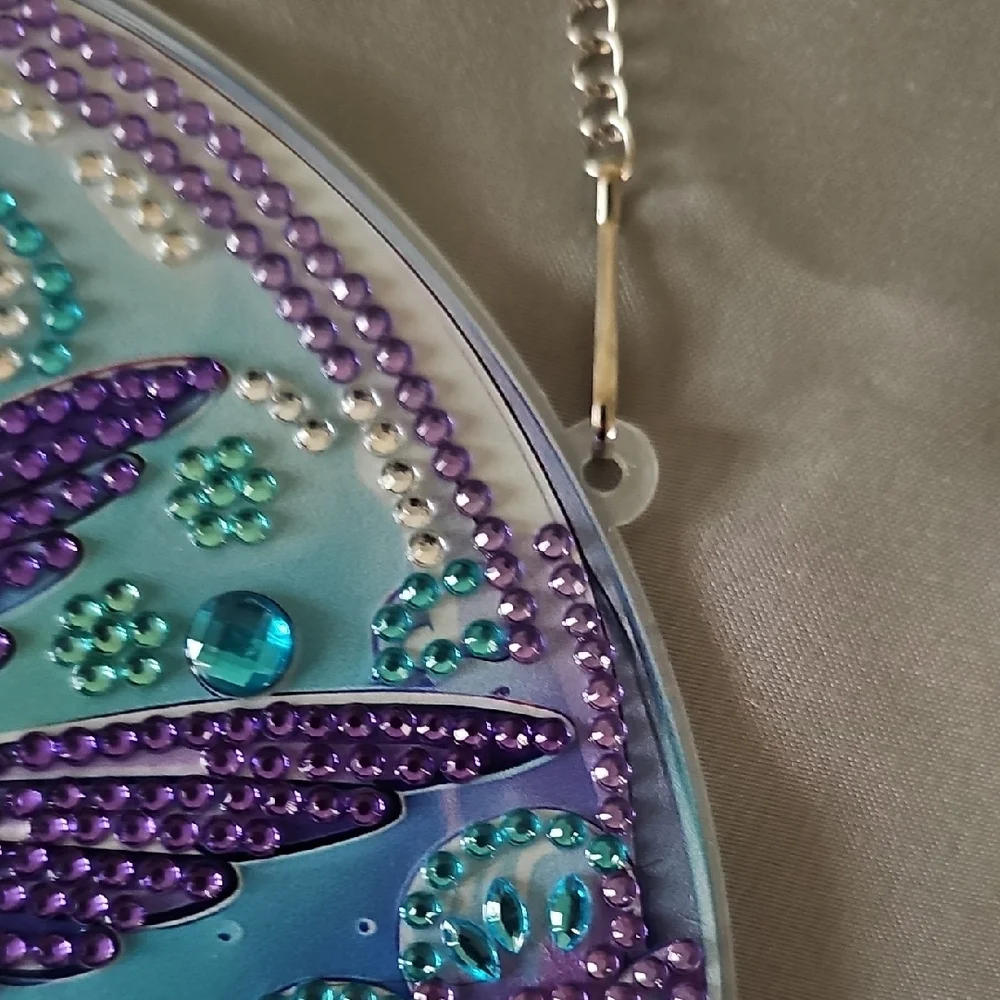 Colorful Rhinestone Hummingbird Sun Catcher